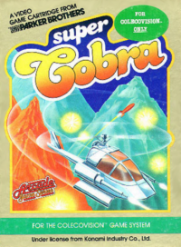 Super Cobra Colecovision US box art